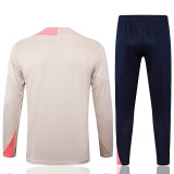 25/26  BAR Beige Kids Half Pull Tracksuit #E2523 (半拉链)