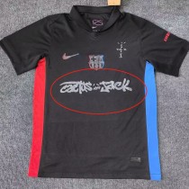 24/25 BAR  Away Co branded advertisement  Fans Soccer Jersey(胸前灰色字）