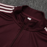 25/26 Bayern Maroon Half Pull Tracksuit #B2512 (半拉链)