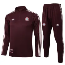 25/26 Bayern Maroon Half Pull Tracksuit #B2512 (半拉链)