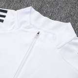 25/26  RMA White Kids  Half Pull Tracksuit #E2508 (半拉链)