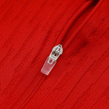 25/26  PSG Red  Half Pull Tracksuit #E2521 (半拉链)
