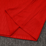25/26  PSG Red  Half Pull Tracksuit #E2521 (半拉链)
