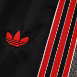 24/25 Man Utd Black Retro Edition  Half Pull Tracksuit #B2506 (半拉链)