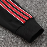25/26  Man Utd Black Retro Edition Kids Jacket Tracksuit#A2508