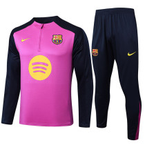 25/26  BAR Purple Half Pull Tracksuit #B2504 (半拉链)
