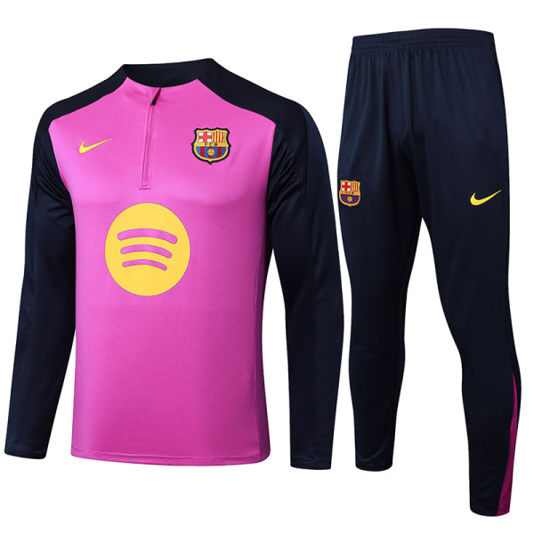 25/26  BAR Purple Half Pull Tracksuit #B2504 (半拉链)