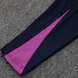 25/26  BAR Dark Blue Half Pull Tracksuit #B2502 (半拉链)