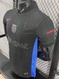 24/25 BAR  Away Co branded advertisement  Player Version Soccer Jersey（胸前灰色字）