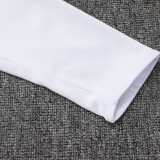 25/26  RMA White Half Pull Tracksuit #B2505 (半拉链)
