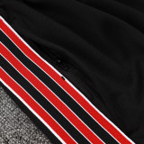 25/26  Man Utd Black Retro Edition Kids Jacket Tracksuit#A2508