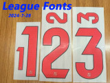 24/25 BAR  Away Co branded advertisement  Fans Soccer Jersey(胸前灰色字）