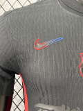 24/25 BAR  Away Co branded advertisement  Player Version  Long Sleeve Soccer Jersey（胸前灰色字）