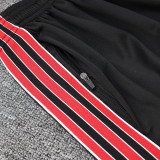24/25 Man Utd Black Retro Edition  Half Pull Tracksuit #B2506 (半拉链)