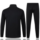 25/26  Man Utd Black Retro Edition Kids Jacket Tracksuit#A2508