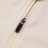 25/26  BAR Beige Kids Half Pull Tracksuit #E2523 (半拉链)