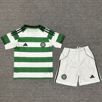 25/26  Celtic Home Kids Soccer Jersey