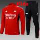 25/26  ARS Red  Kids Half Pull Tracksuit #E2524 (半拉链)