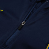 25/26  BAR Dark Blue Half Pull Tracksuit #B2502 (半拉链)