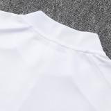 25/26  RMA White Half Pull Tracksuit #B2505 (半拉链)