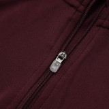25/26 Bayern Maroon  Kids  Half Pull Tracksuit #E2515 (半拉链)