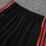 25/26  Man Utd Black Retro Edition Kids Jacket Tracksuit#A2508