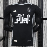 25/26 Algeria Black  Edition Player Version Soccer Jerse(胸前广告）