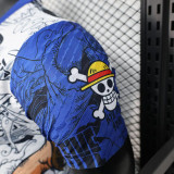 25/26 Japan One Piece White Blue Player Version  Soccer Jersey