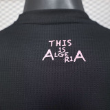 25/26 Algeria Black  Player Version Soccer Jerse(胸前花）