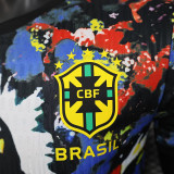 25/26 Brazil Christ Statue Special Edition Color Picture  Player Version Soccer Jersey