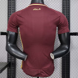 25/26  Algeria Maroon Player Version Soccer Jersey(胸前花）
