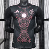 25/26 Algeria Black  Player Version Soccer Jerse(胸前花）