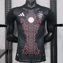 25/26 Algeria Black  Player Version Soccer Jerse(胸前花）