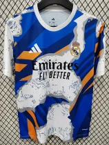 25/26 RMA White Blue Training Shirts