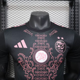 25/26 Algeria Black  Player Version Soccer Jerse(胸前花）