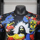 25/26 Brazil Christ Statue Special Edition Color Picture  Player Version Soccer Jersey