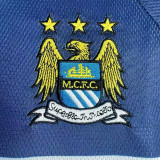 1997/1998 Man City Away Long Sleeve Retro Soccer Jersey