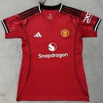 25/26 Man Utd Home   Women  Soccer Jersey#女