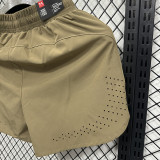 2025 D2501  Khaki Casual Double layer shorts#双层