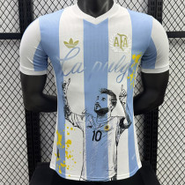 25/26  Messi Argentina Messi Graffiti Edition  Player Version Soccer Jersey