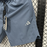 2025  A248  Light Blue Casual Double layer shorts#AD 双层