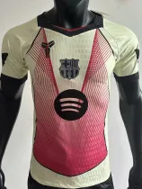 25 /26 BAR Light Yellow Special Edition Player Version Soccer Jersey