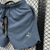 2025 A247 Light Blue Casual Double layer shorts# 双层
