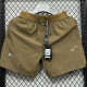 2025 A246 Khaki Casual Double layer shorts# 双层小标(NK)