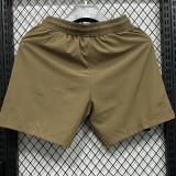2025  A248  Khaki Casual Double layer shorts#AD 双层卡其