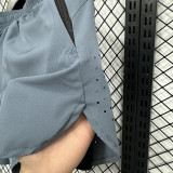 2025 D2501 Light Blue Casual Double layer shorts#双层
