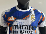 25/26 RMA White Blue  Player Version Training Shirts