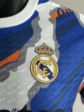 25/26 RMA White Blue  Player Version Training Shirts