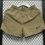 2025 D1103 Khaki Casual Double layer shorts#NK 双层卡其色