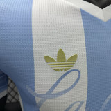 25/26  Messi Argentina Messi Graffiti Edition  Player Version Soccer Jersey